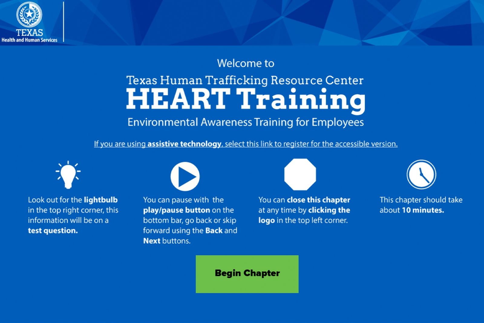 Texas Health & Human Services HEART Professional Training Case Study